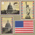 Serviette papier Le Capitole Etats-Unis 33 cm X 33 cm 2 plis