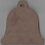 Cloche MDF à peindre 130 mm x 100 mm