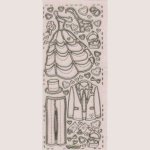 Stickers costume couleur transparent 230 mm x 100 mm