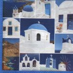 Serviette papier Grèce Mykonos 33 cm X 33 cm 3 plis 
