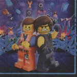 Serviette papier Lego Le Film 33 cm X 33 cm 2 plis