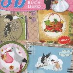 Livre 20 cartes 3D mariage, naissance,