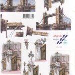 Feuilles 3D Londres à découper