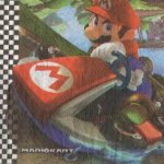 Serviette papier Mariokart de 33 cm X 33 cm 2 plis
