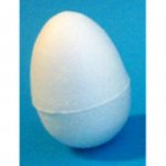 Oeufs polystyrène 6 cm x 4 cm 