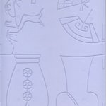 Pochoir embossage motif Orientale