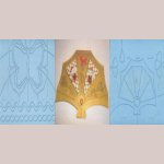 Plaque embossage motif papillon