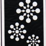 Pochoirs fleur pour carte 3D