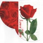 Serviette papier rose 33 cm X 33 cm 2 plis