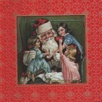 Serviette papier Saint Nicolas 33 cm X 33 cm 3 plis