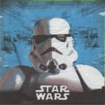 Serviette Star Wars le film de 33 cm X 33 cm 2 plis