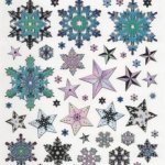 Stickers Etoiles et flocons