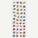 Stickers poissons planche de 43 pieces