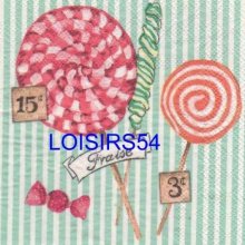 Serviette papier confiserie