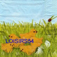 Serviette papier 5 poussins