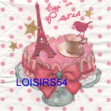Serviette papier Cup in Paris et Londres