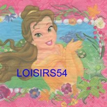 Serviette papier 2 princesses