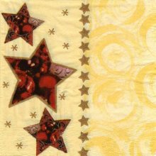 Serviette papier etoile.