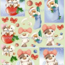 Feuilles à découper motif Noël N° 4