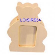 Cadre photo bois ourson 136 mm