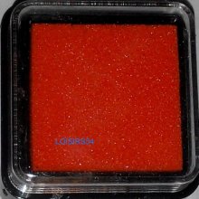 Encreur orange 25 mm pour décoration de cartes