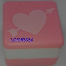 Tampon mousse coeur 2,5 mm x 2,5 mm