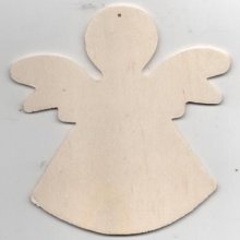 Ange bois à peindre 110 mm x 110 mm