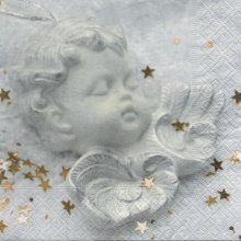 Serviette papier ange et paixl  33 cm X 33 cm 3 plis