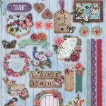 Feuille 3D Love anniversaire et amour