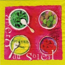 Serviette papier Apéro du soleil de 33 cm X 33 cm 3 plis