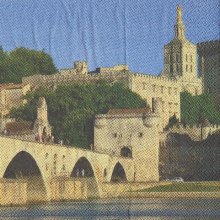 Serviette papier Avignon  33 cm X 33 cm 3 plis