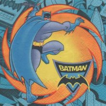 Serviette papier Batman 33 cm X 33 cm 3 plis