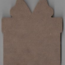 Cadeau MDF à peindre 120 mm x 140 mm