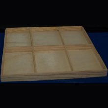 Cadre bois collection 6 cases 185 mm x 155 mm