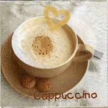 Serviette papier cappuccino de 33 cm X 33 cm 3 plis