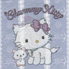 Serviette Charmmy Kitty 33 cm X 33 cm 2 plis