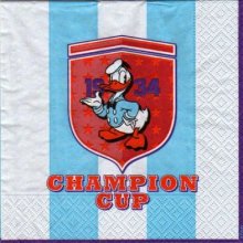 Serviette papier Donald de 33 cm X 33 cm 3 plis