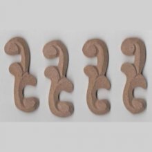 Frise MDF 20 mm à peindre lot de 4