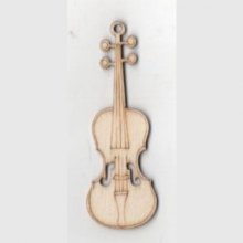 Guitare bois 70 mm x 25 mm