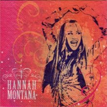 Serviette papier Hannah Montana de 33 cm X 33 cm 2 plis