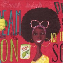 Serviette papier Ice Tea 33 cm X 33 cm 3 plis