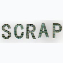 Lettres carton 3,5 cm  2 x 26 lettres