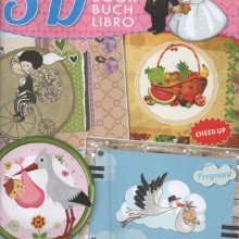 Livre 20 cartes 3D mariage, naissance,