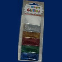 Lot de 6 paillettes de couleurs différentes