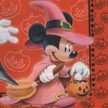 Serviette Mickey sorcier 33 cm X 33 cm 2 plis