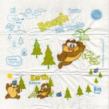 Mouchoir papier Baby Taz de 5 cm X 7 cm 4 plis