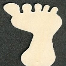 Support bois pied bèbè en bois à peindre 80 mm x 35mm