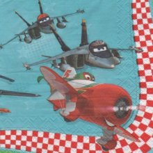 Serviette Planes de 33 cm X 33 cm 2 plis