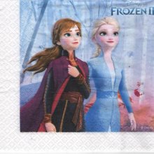 Serviette Reine des neige 2 de 33 cm X 33 cm 3 plis