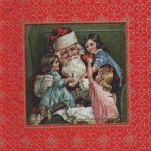 Serviette papier Saint Nicolas 33 cm X 33 cm 3 plis